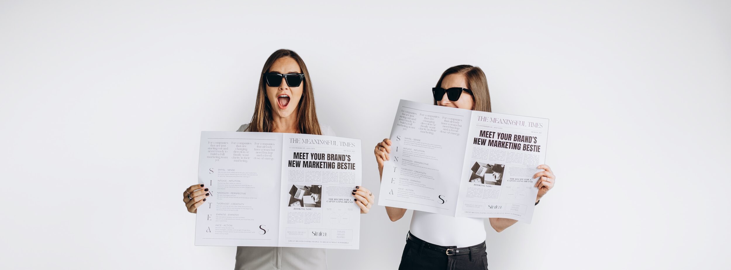 Tereza Krčmářová a Petra Halaštová